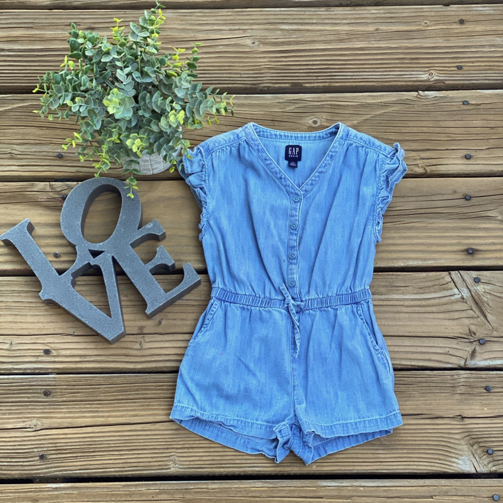 Denim Romper Size 4yrs